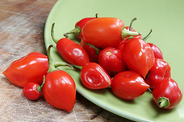 Image showing Chilis on Plate