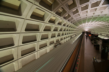 Image showing Smithsonian metro station in Washington DC