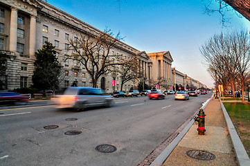 Image showing streets of washington dc usa