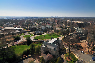 Image showing aerial over us capital city - washington dc