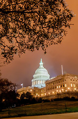 Image showing US Capitol Building in spring- Washington DC, United States