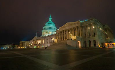 Image showing US Capitol Building in spring- Washington DC, United States