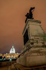 Image showing US Capitol Building in spring- Washington DC, United States