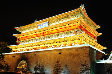 Image showing Drum Tower in Xian, China