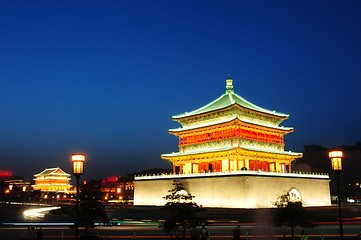 Image showing Bell Tower in Xian, China