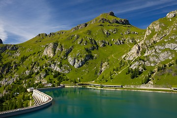 Image showing Lake Fedaia