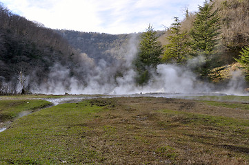 Image showing hot sulfur springs