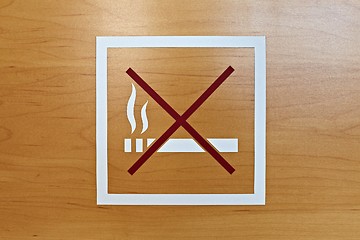 Image showing No Smoking