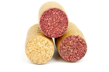 Image showing Three Wine Corks