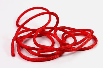 Image showing Red rope