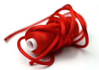 Image showing Red threads 