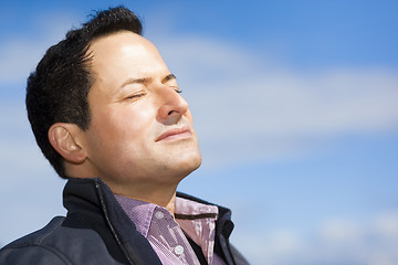 Image showing relaxing man