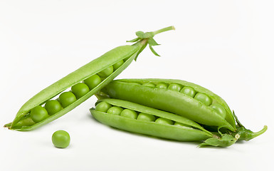 Image showing Green peas