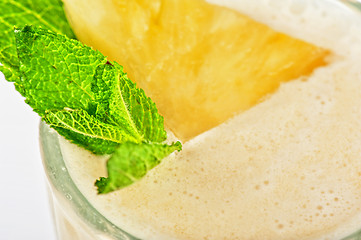 Image showing pineapple milk cocktail