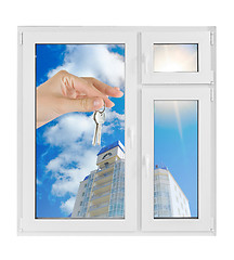 Image showing Plastic window