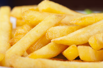 Image showing Golden potatoes fries