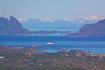 Image showing Lofoten islands in Norway