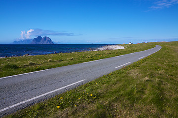 Image showing Coastal road