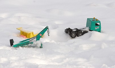 Image showing Toy in the snow