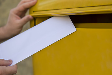 Image showing Posting a Letter