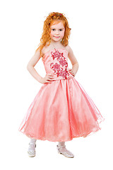 Image showing Cute little redhead girl