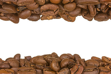 Image showing Coffee beans frame