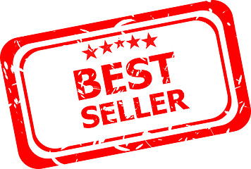 Image showing Best seller rubber stamp illustration