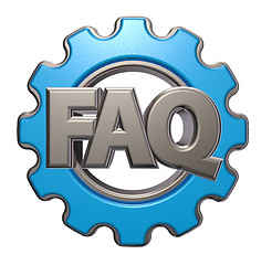 Image showing faq and gear wheel