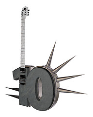 Image showing number ten guitar
