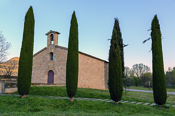 Image showing church of sant antoni de codines centelles