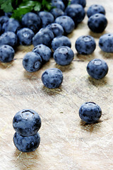 Image showing Blueberries