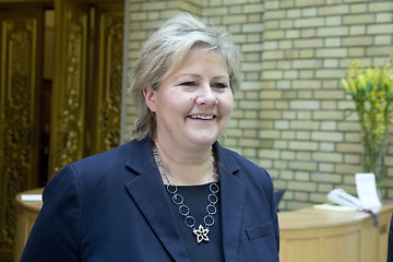 Image showing Erna Solberg