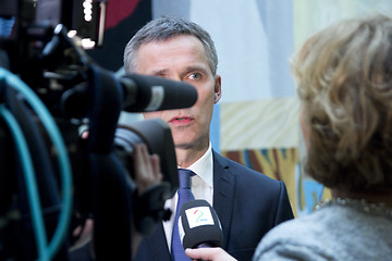 Image showing Norwegian Prime Minister