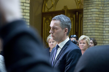 Image showing Norwegian Prime Minister Jens Stoltenberg