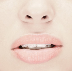 Image showing woman lips