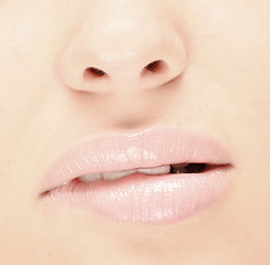 Image showing woman lips