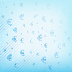 Image showing vector background with euro sign