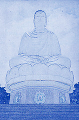 Image showing Drawing of a Large Buddha