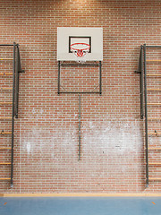 Image showing Interior of a gym at school