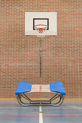 Image showing Interior of a gym at school