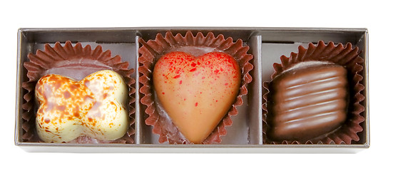 Image showing Fancy Valentine chocolates