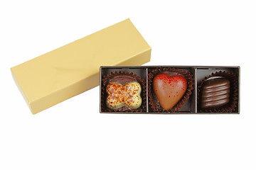 Image showing Fancy valentine chocolate box