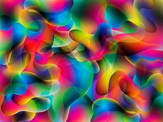 Image showing Abstract shiny background 