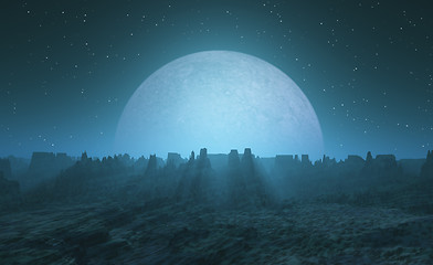 Image showing Moonrise