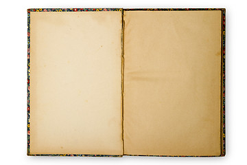 Image showing Open old book