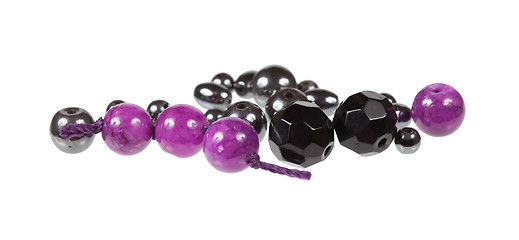 Image showing Set of beads for making jewelry