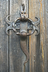 Image showing Old door knocker