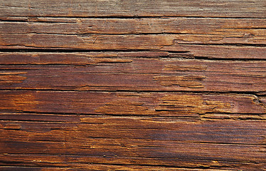 Image showing Old cracked wood