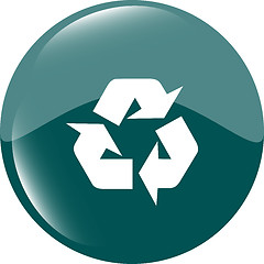 Image showing Icon Series - Recycle Sign