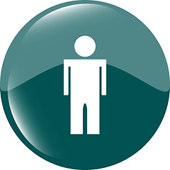 Image showing icon button with man inside